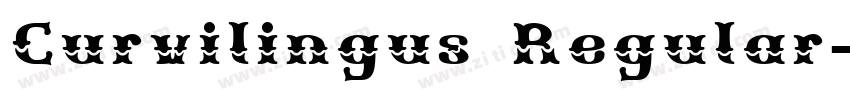 Curvilingus Regular字体转换 Curvilingus Regular字体转换